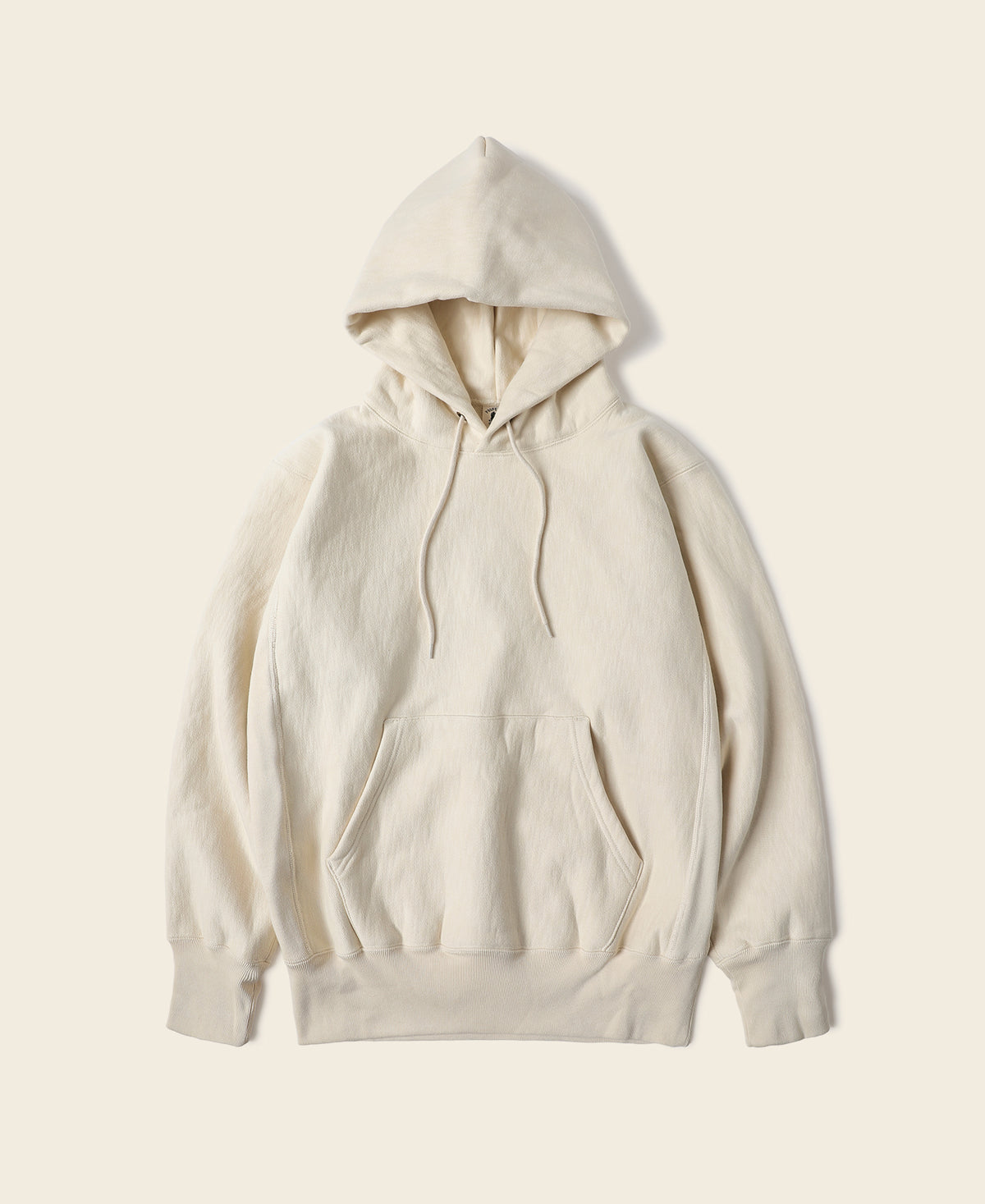 21 oz Military Academy Reverse Weave Hoodie - Apricot