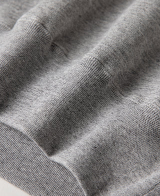 1940s Heavyweight SKI V-Inset Sweater - Gray