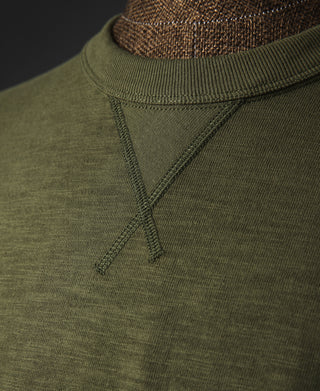 10.5 oz Cotton Tubular Gusset T-Shirt - Green