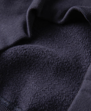 1940s Heavyweight SKI V-Inset Sweater - Navy