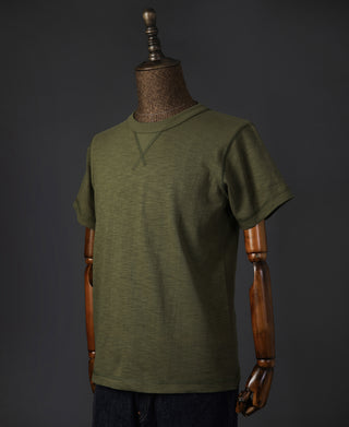 10.5 oz Cotton Tubular Gusset T-Shirt - Green