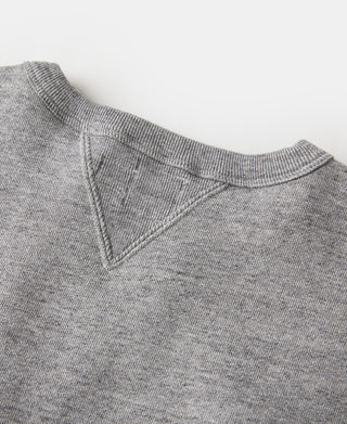 1940s Heavyweight SKI V-Inset Sweater - Gray