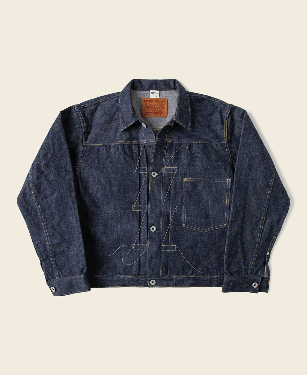Lot 44806XX WWII Type 1 Selvedge Denim Jacket | Bronson Mfg 
