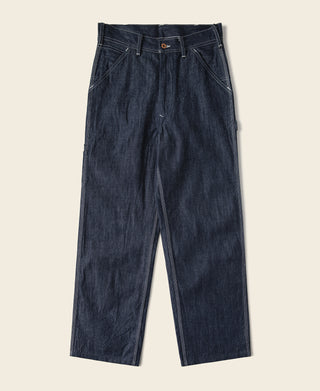 1950s Indigo Denim Painter Pants