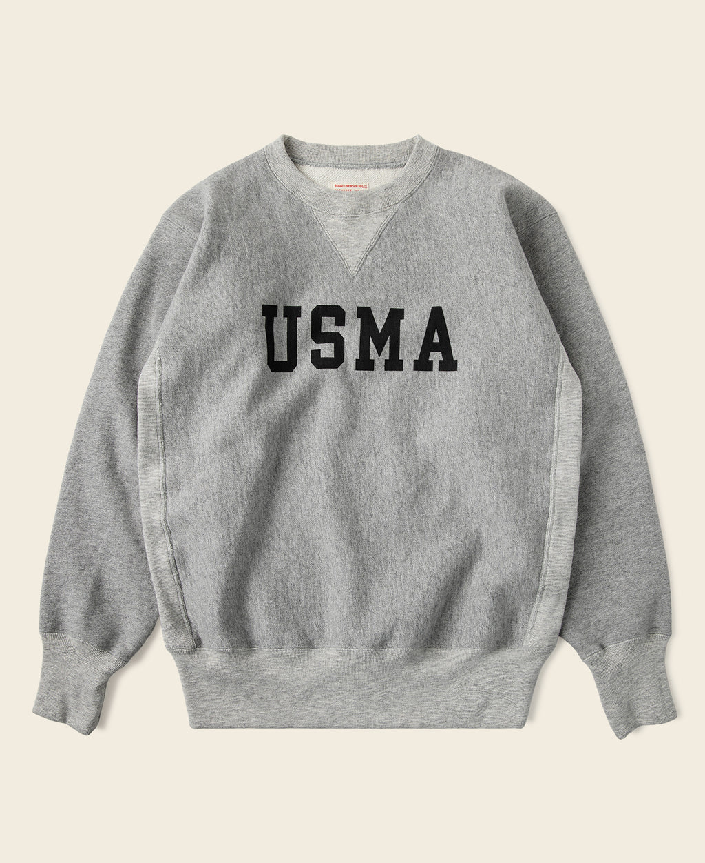 USMA Heavyweight Reverse Weave Cotton Fleece Sweatshirt | Bronson 
