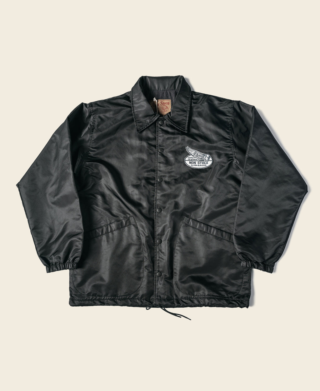 Logo-Appliqued Nylon Coach Jacket - Black | Bronson Mfg – Bronson 
