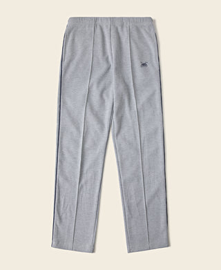 1970s Heavyweight Waffle Knit Jogger Pants - Gray