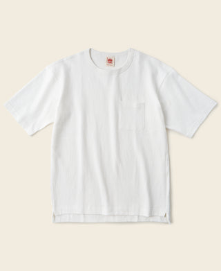 9.8 oz Cotton Classic Pocket T-Shirt - White