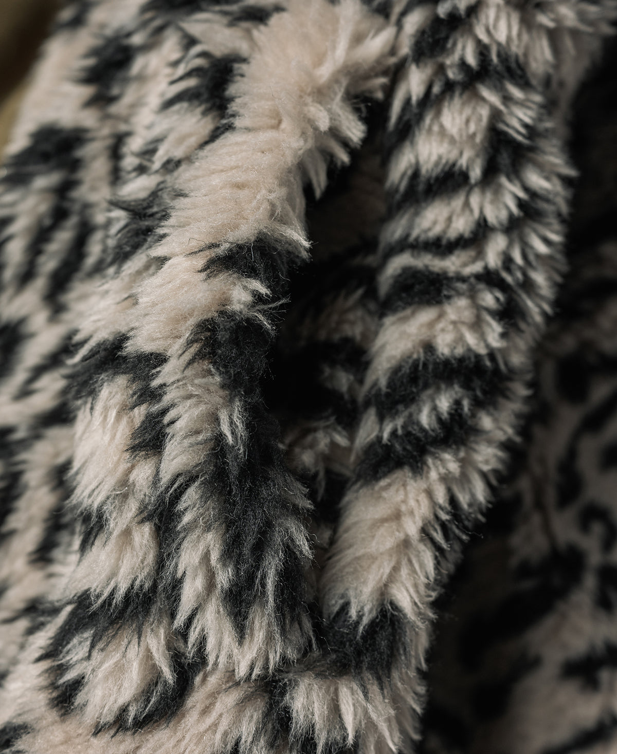 Leopard Print Reversible Deck Jacket - Khaki