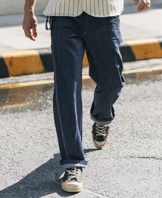 1950s Indigo Denim Painter Pants