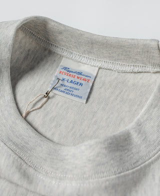 10.6 oz Reverse Weave T-Shirt - Gray