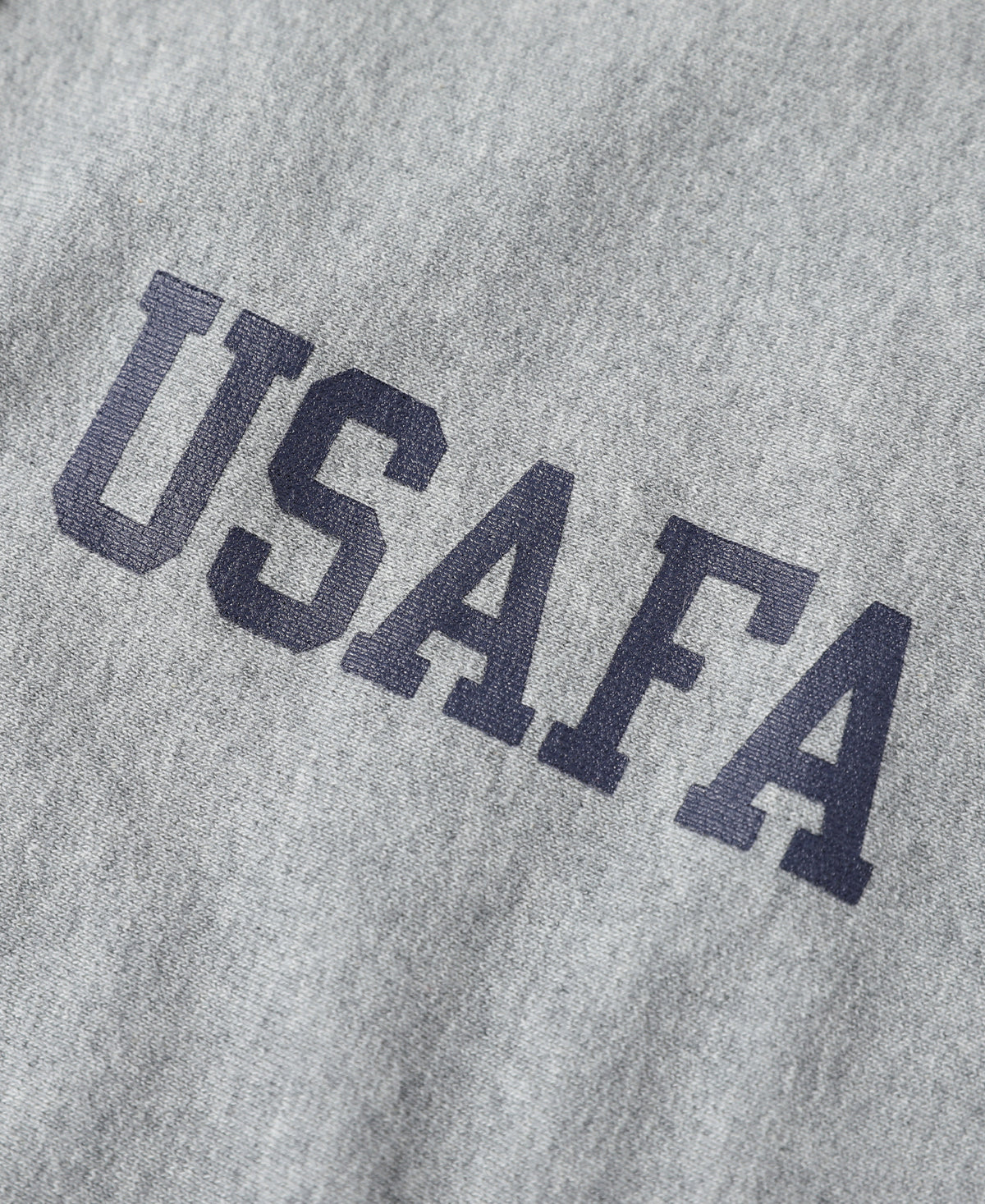 1950s USAFA Reverse Weave Half-Zip Sweatshirt - Gray