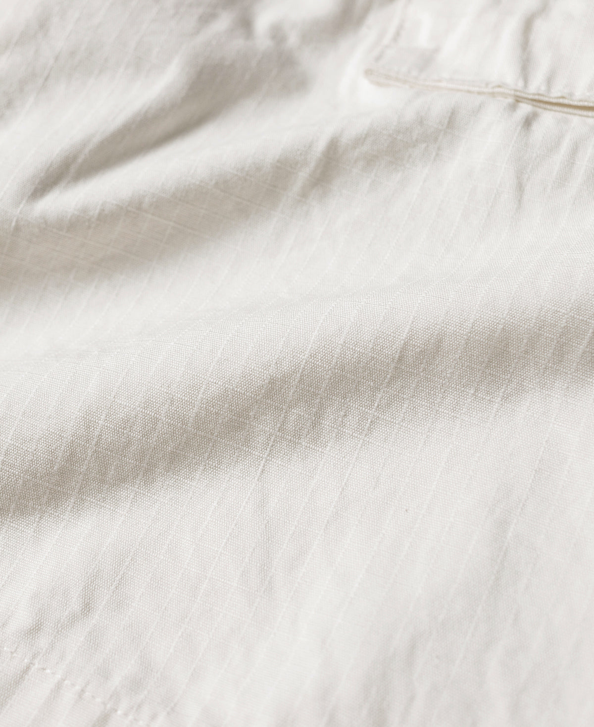 8.5 oz Cotton Ripstop Cargo Shorts - White
