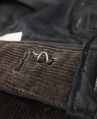 1920s Heavy-Duty Corduroy Work Pants - Brown