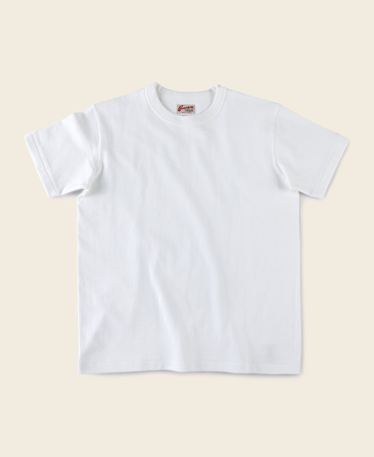 Loopwheel Tubular Athletic T-Shirt - White