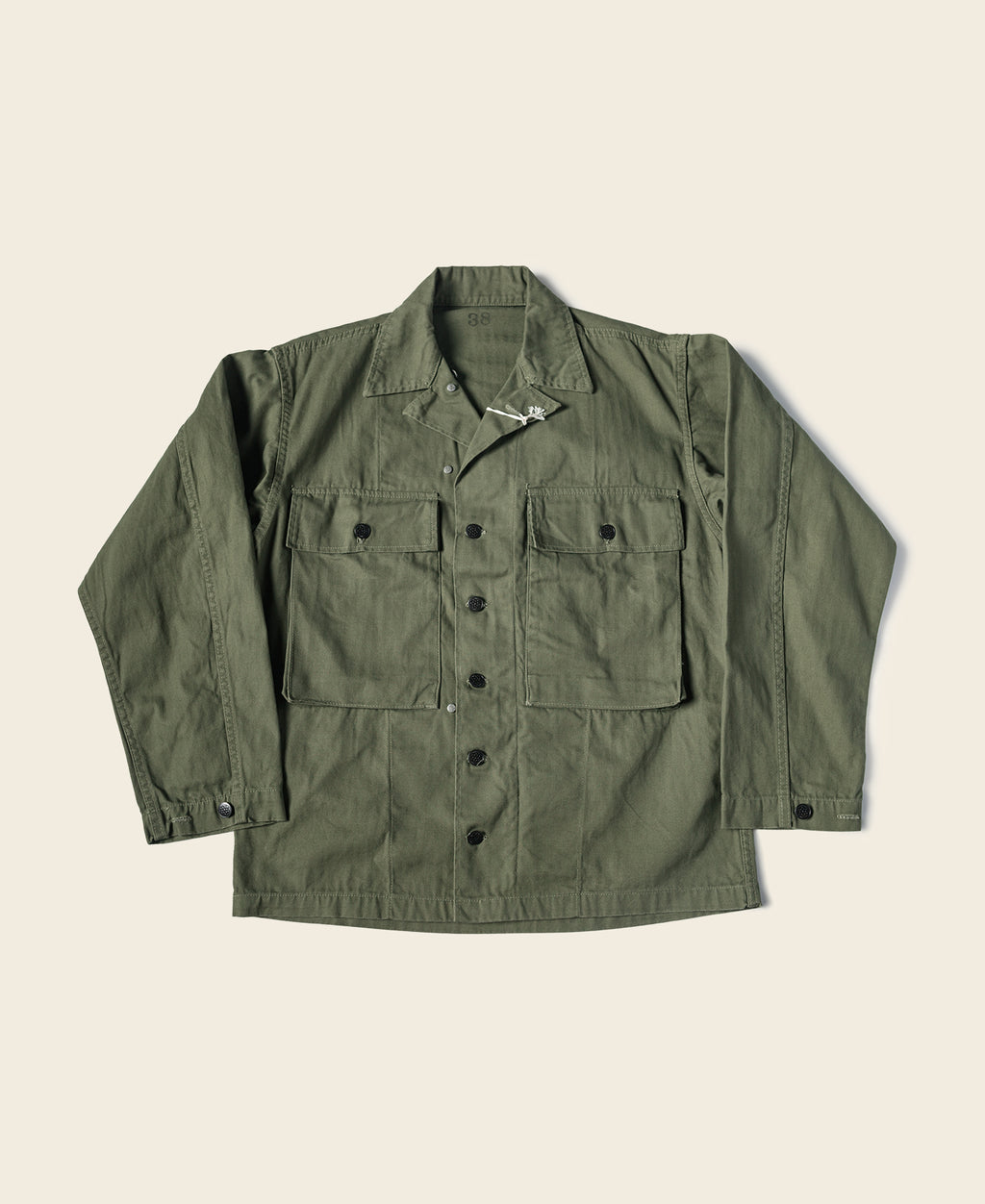 US Army M-42 HBT Jacket - P.Q.D NO. 45B | Bronson – Bronson Mfg. Co