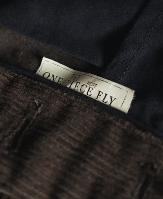 1920s Heavy-Duty Corduroy Work Pants - Brown