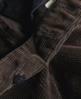 1920s Heavy-Duty Corduroy Work Pants - Brown