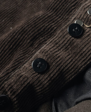 1920s Heavy-Duty Corduroy Work Pants - Brown