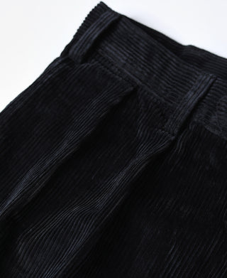 12.5 oz 8 Wale Corduroy Trousers - Black