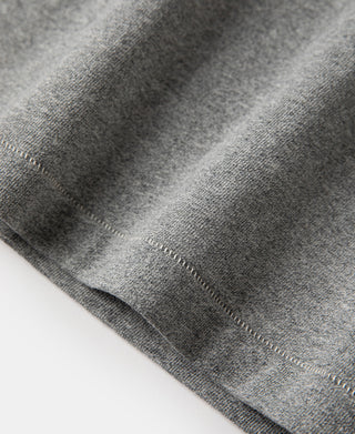 Loopwheel Tubular Athletic T-Shirt - Gray