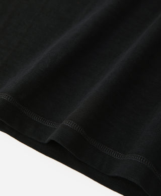 10.5 oz US Cotton Tubular Gusset T-Shirt - Black