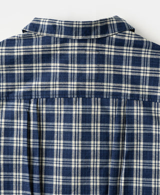 Lot 891 1890s Triple-Pleat Palaka Plaid Work Jacket