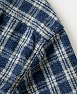 1940s Camp-Collar Palaka Plaid Shirt Jacket