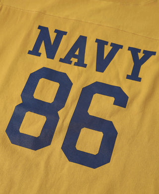 US Naval Football T-Shirt - Yellow