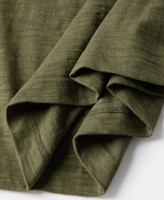 10.5 oz Cotton Tubular Gusset T-Shirt - Green