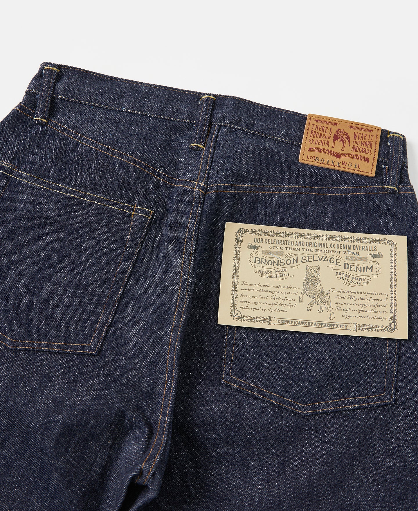 Lot 801XX 1950s Vintage Raw Selvedge Denim Jeans | Bronson