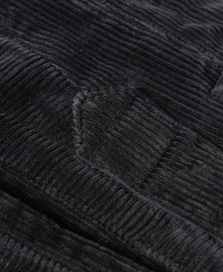 1920s Heavy-Duty Corduroy Work Pants - Black