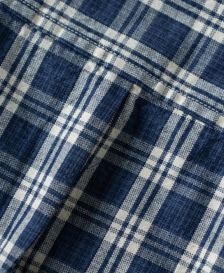 1940s Camp-Collar Palaka Plaid Shirt Jacket