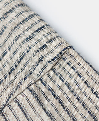 1930s Striped Linen Baseball Shirt