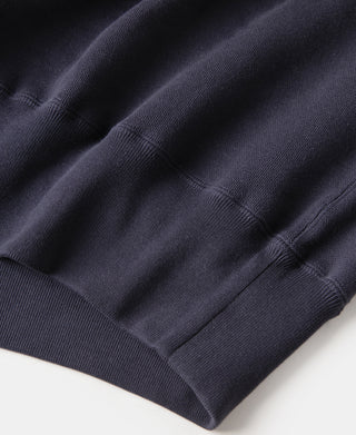1940s Heavyweight SKI V-Inset Sweater - Navy