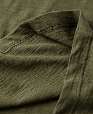 10.5 oz Cotton Tubular Gusset T-Shirt - Green