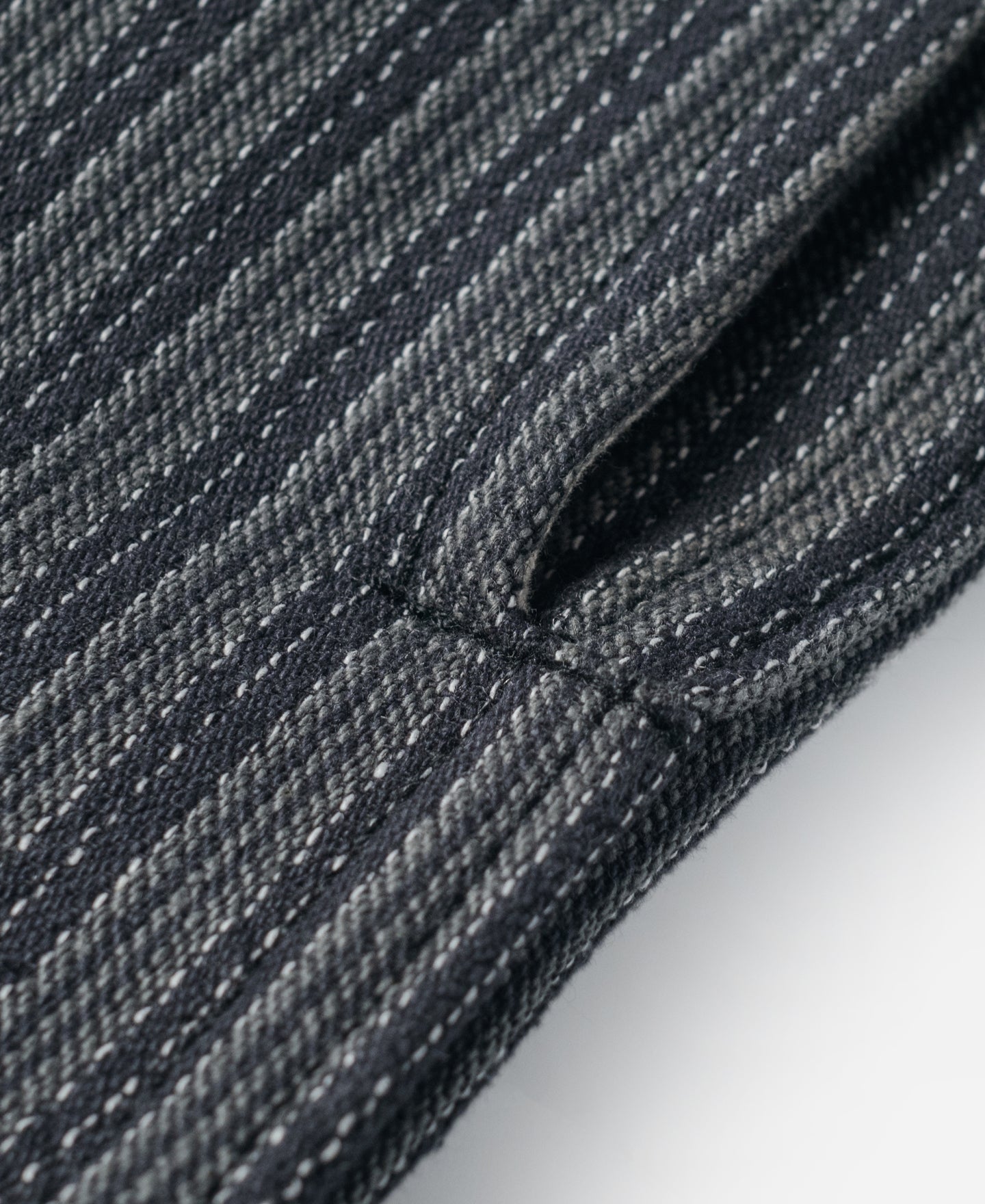 1930s 1940s Black Gray Stripe Work Pants Bronson Bronson Mfg Co 1930s-1940s-black-gray-stripe-work-pants-bronson-bronson-mfg-co
