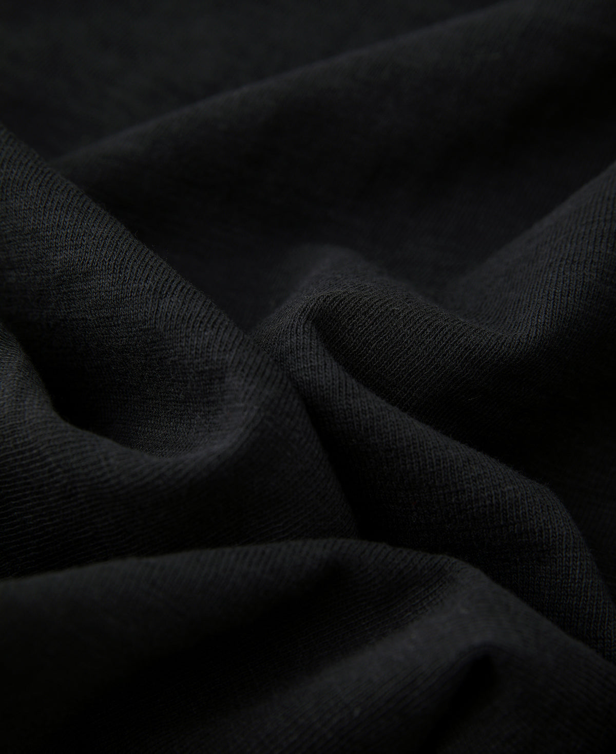 10.5 oz US Cotton Ring-spun V-Shaped Tubular Gusset T-Shirt - Black