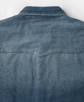 1950s Slub Denim Western Shirt