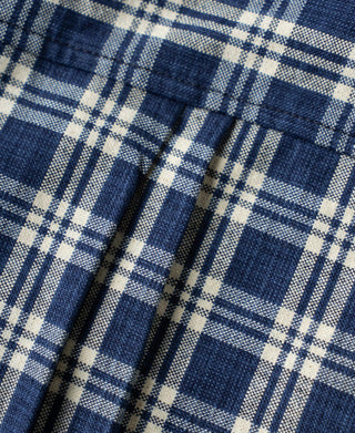 Lot 891 1890s Triple-Pleat Palaka Plaid Work Jacket