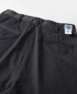 1930s IVY Style Double Pleated Chino Trousers