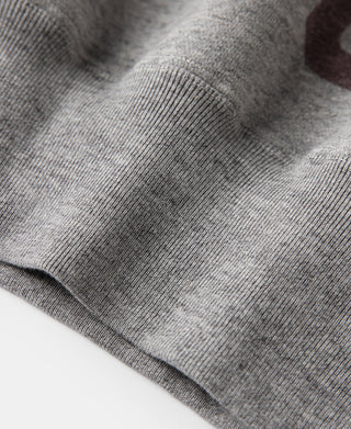 1930s Rugged CCC Black Panther Double V-Neck Insert Sweater - Gray