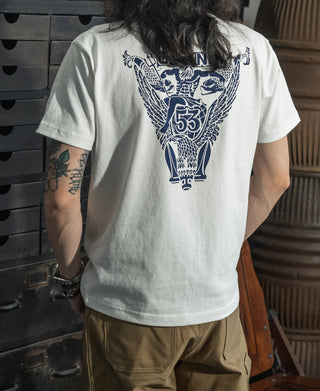 USNA Poseidon Graphic T-Shirt - White