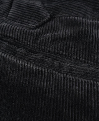 1920s Heavy-Duty Corduroy Work Pants - Black