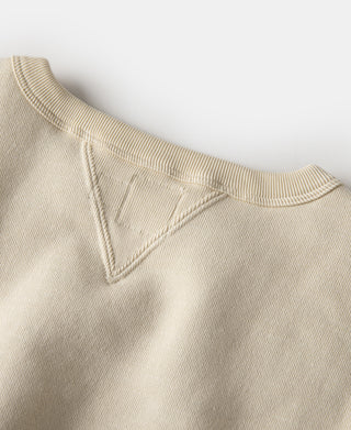 1940s Heavyweight SKI V-Inset Sweater - Apricot