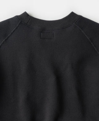 1980s Marine Bulldog Raglan Sweatshirt - Black