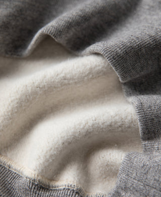 1940s Heavyweight SKI V-Inset Sweater - Grey