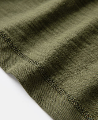 10.5 oz Cotton Tubular Gusset T-Shirt - Green