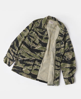 Tiger Stripe Camo Tropical Jungle Fatigue Jacket