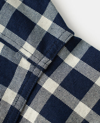Lot 913 1910s Single-Pocket Palaka Plaid Work Jacket